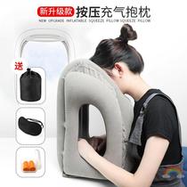 The co-pilot sleeping artifact car inflatable foot pad car stool portable childrens aircraft train hard seat for feet