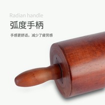 Solid Wood rolling pin rolling stick large heart hammer movable bar noodle stick Roller roller type noodle roller