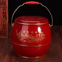 Wedding supplies wedding wedding plastic children Sun Bao Bucket bride dowry Dowry wedding festive treasure toilet