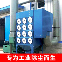 Obliquely inserted filter cartridge dust collector all-in-one environmental protection equipment pulse cloth bag central industrial woodworking dust collector