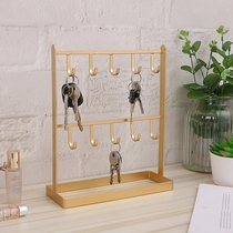 NQ creative bedroom key shelf hook watch hanging three-dimensional hanger personality artifact door desktop dressing table