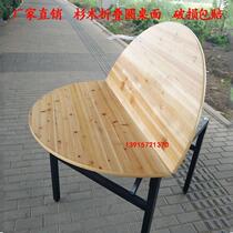 Large round table top 10 people 15 people 20 2 m 2 m 2 2 m home table cedar wood folding solid wood hotel round table top
