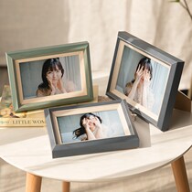Jane Mei photo frame setting 5 inch 6 inch 7 inch 8 inch 10 inch A4 hanging wall ornaments frame plus wash photo frame children light luxury
