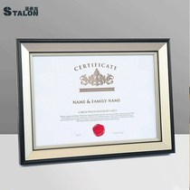 A4 photo frame table high-end honor certificate frame A3 business license frame original authorization certificate display wall customization