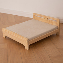 Naughty Wood Solid Wood Cat Bed Kitty Bed Princess Pet Bed All Season Universal Warm Baby Boy can be matched with cat villas