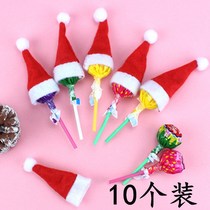 Candy Christmas ornament Mini Christmas cap Christmas cap Christmas cap Water bottle cap cap cap