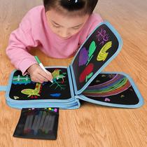 Drawing board Childrens Home Childrens small blackboard magnetic graffiti erasable writing board baby puzzle painting toy