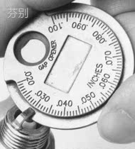 Fenbe spark plug gap measurement tool coin shape fire spark plug gap adjustment tool 0 6-2 4mm