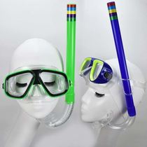 Swimming goggles nose protection one-piece tube set waterproof and anti-fog adult men and women children Sanbao swimming glasses big frame mask nose
