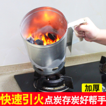 BBQ point carbon artifact charcoal fire barrel outdoor camping igniter charcoal barrel carbon carbon generator barbecue supplies