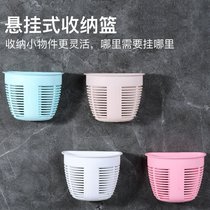 Kitchen good storage hanging bag wall can hang garlic fruit and vegetable bag mesh bag net bag bathroom storage bag hanging wall