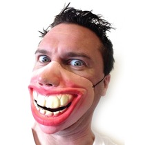 Big Teeth Latex Mask for Movie Fancy Dress Fool#39 s day