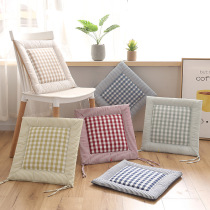 Breathable home office cotton linen buttocks tatami butt cushion seat cushion home spring and autumn chair