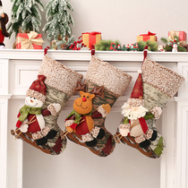 Christmas Gifts Socks Children Gift Bags Decorations Kindergarten Gift Bags Christmas Scenes Placement Cute Pendants