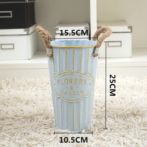 Dried flowers flower flower arrangement bucket retro old flower Flower Flower machine Special household wrought flower wake flower bucket