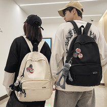 Shoulder Bag Mens simple large capacity travel backpack womens leisure Japanese junior high school students high school college students Bag Men