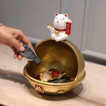Ticai cat key storage ornaments housewarming creative gift porch cabinet furnishings into the door practical decorations