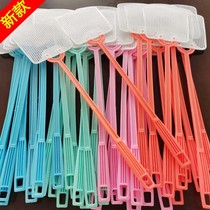 (Big head fly swatter) cooked rubber fly swatter lengthened and thickened Pat not broken household kitchen mosquito fly swatter