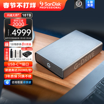 SanDisk Master Geek mobile hard drive 18TB large-capacity enterprise-class desktop memory efficient transmission USB-C