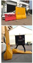 Full new material three-hole water horse plastic water horse anti-collision bucket isolation Pier 1 2 municipal construction water injection fence fence 1 8