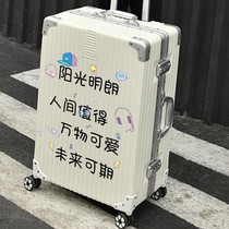 Luggage sticker waterproof without glue large full sticker whole ins Wind modified sticker girl senior ins Wind defense