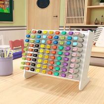 Mark pen storage box desktop sub-large capacity Special 48 80-color childrens learning tube rack stationery