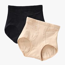 Manifanes official website postpartum mid-waist abdomen pants womens hip-raising high-waist recovery underwear small belly strong cotton crotch plastic