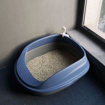 Small size stool super large cat litter basin automatic cleaning box anti-splash deodorant powder extra large triangle semi-closed urine type