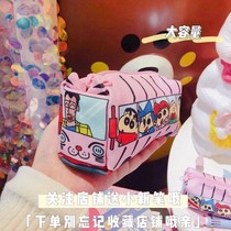 Crayon small new pen bag ins Japanese high-value niche dirty-resistant crayon small new stationery bag canvas pencil bag female