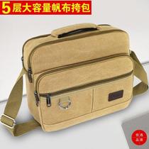 Canvas Man Bag Inclined Satchel Bag Casual Sap Bag Single Shoulder Bag Inclined Satchel Travel Bag Mens Backpack Mens Satchel Bag