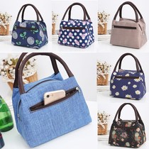 Canvas handcuffs to be a bag aozhuang middle-aged mom bag lunch bag pack old mans bag bag