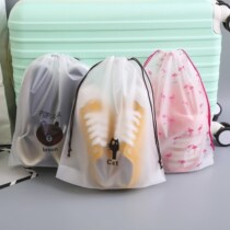 Shoe storage bag going out travel drawstring bag dust-proof and moisture-proof shoes corset pocket student ziplock bag