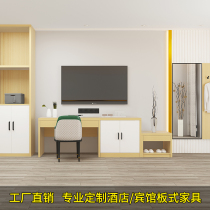 New Hotel Bed Furniture Binbed Set With P Bed Punctuate Complete Despotic Folk Apartment Single Bed Double Gallery Room Wardrobe Hung
