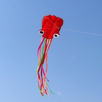 Weifang soft octopus kite new large high-end adult three-dimensional octopus breeze easy fly beginner children