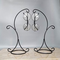 Creative wrought iron glasses display stand display cabinet display suspension glasses props sun glasses ink frame metal