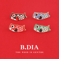 Every test must pass the couple pin accessories badge good luck koi fish brooch New Tide personality you are beautiful in the world