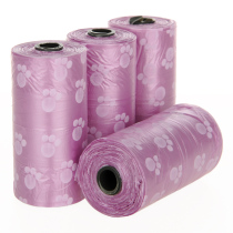 Pets Puppy garbage bags 4 clothes ten poo bags Dog poop clampdown toilet cleaning bag portable pet rubbish bag supplies