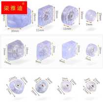 Cushion sofa set of non-slip transparent furniture foot pad leg pad pad foot table foot rubber silicone pad war tyrant