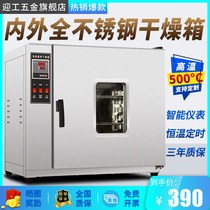 Electric blast drying oven constant temperature laboratory industrial high temperature oven double door front and rear door drying box