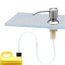Sink 304 stainless steel soap dispenser detergent Hand Wash Basin kitchen extension tube detergent press bottle *