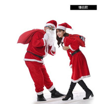 Christmas costumes Adult mens gold velvet ladies dress with dress cape and short dress Santa lovers