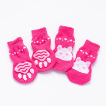 Puppy socks do not fall off dirty grabbing teddy small dog pet protective suit cat claw footwear