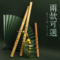 Zero basic entry hole portable bitter bamboo advanced short Xiao Di beginner mini ancient style six F tune National small musical instrument
