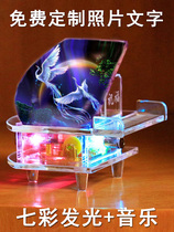 Twelve constellations Crystal Piano Music Box Music Box diy custom creative gift girl birthday girl