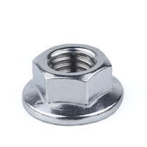 Childrens bicycle axle nut stroller auxiliary wheel foot support nut M8M10 flange nut accessories