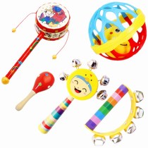 Infant handgrip ball grip training hand bell silicone ball 0-1 year-old treasure touch perception ball toy