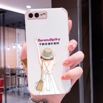 Apple 8plus mobile phone case 7plus unexpectedly met beautiful protective case Apple 8 cartoon personality original iphone7 silicone anti-fall soft case 7p8p2021 new net red