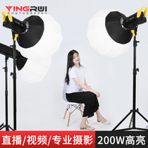 DL200W live light anchor with beauty skin rejuvenation led photography sun light photography indoor special shooting clothing lighting professional lighting studio spherical constant bright soft light box
