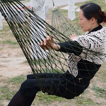 Hammock outdoor swing sling adult sleeping cradle hanging chair indoor balcony wild net bed hanging Net Red off bed