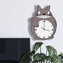 New dragon cat hanging clock creative living room modern minimalist timepiece fashion cartoon hanging watch clock home personality mute dress